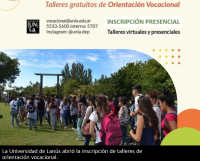 La Universidad de Lanús abrió la incripción para un taller de orientación vocacional