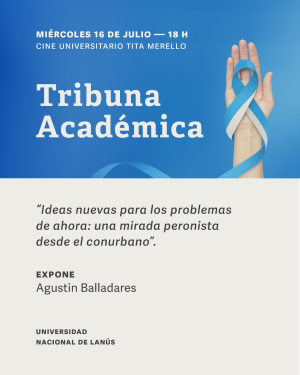 Tribuna académica con Agustín Balladares