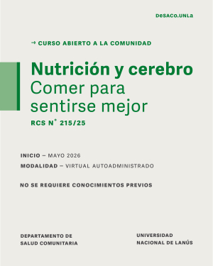 Curso sobre nutrici&oacute;n y cerebro abierto a la comunidad