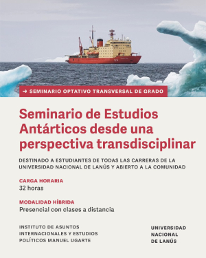 Seminario optativo transversal: Estudios Ant&aacute;rticos desde una perspectiva transdisciplinar