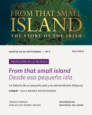 Proyección del film &quot;From That Small Island&quot;