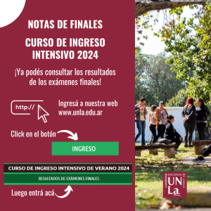 ¡Ya están las notas de los finales del Curso de Ingreso!