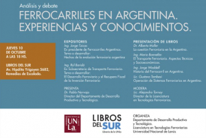Jornada Ferroviaria en la UNLa