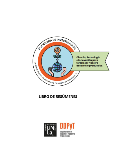 Primera Jornada de Investigación del Departamento de Desarrollo Productivo y  Tecnológico