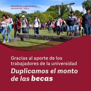 Duplicamos el monto de las becas