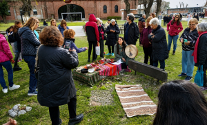 Celebraci&oacute;n a la Pachamama junto a la comunidad