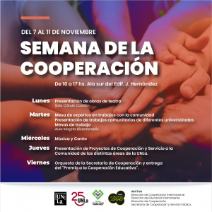 Semana de la Cooperación ¡Sumate a participar!