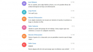 Repudio a la connivencia entre magistrados, funcionarios públicos, empresarios, medios de comunicación y agentes de inteligencia