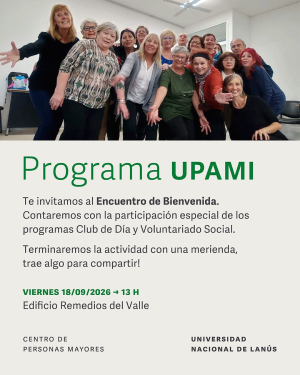 Encuentro de bienvenida del Programa UPAMI