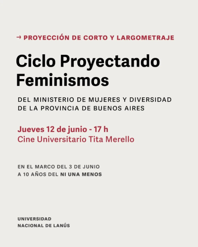 Segundo encuentro del ciclo &quot;Proyectando Feminismos&quot;
