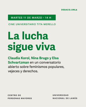 Conversatorio sobre feminismos populares, vejeces y derechos