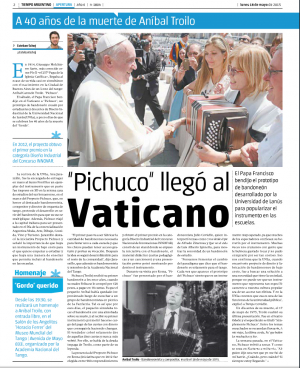 &quot;Pichuco&quot; llego al Vaticano