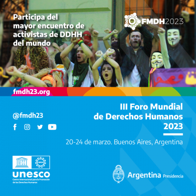 Se viene el III Foro Mundial de Derechos Humanos