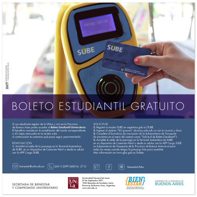 Boleto Especial Educativo: Ya está abierta la inscripción 2022
