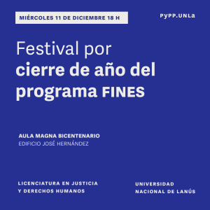Festival por cierre del año del programa FINES