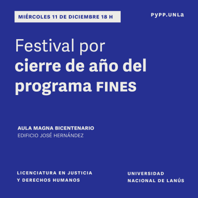 Festival por cierre del año del programa FINES