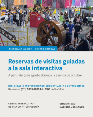 Reservas para visitar la sala interactiva del CICyT