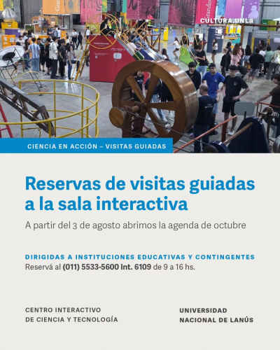 Reservas para visitar la sala interactiva del CICyT