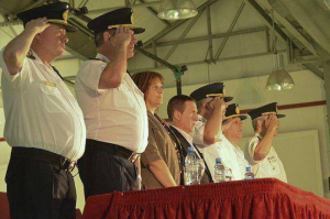 Díaz Pérez encabezó el acto por el 134º aniversario de la creación de la  Policía Bonaerense