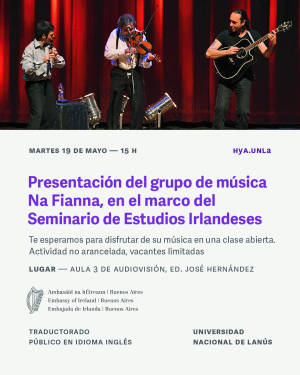 El grupo "Na Fianna" se presenta en la UNLa