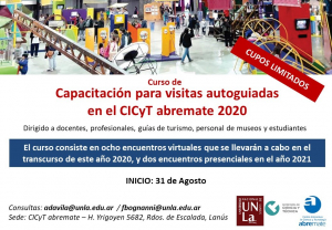 Lanzan el curso para visitas autoguiadas en el CICyT abremate