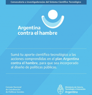 &quot;Ciencia y Tecnología contra el hambre&quot; - Reuniones informativas