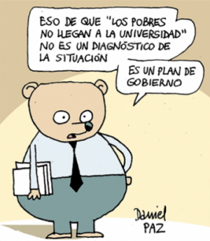 “La universidad no es un gasto, es un derecho”