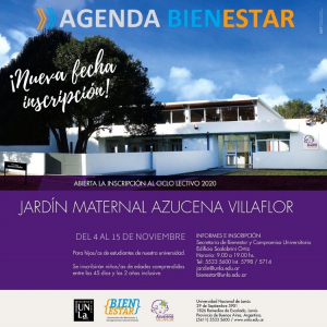 Jardín Maternal abre inscripción para hijos e hijas de estudiantes