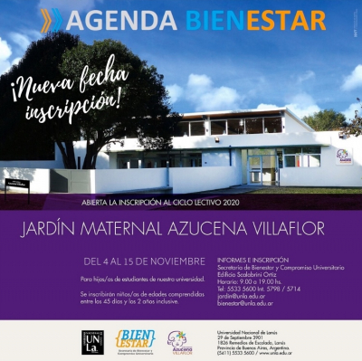 Jardín Maternal abre inscripción para hijos e hijas de estudiantes