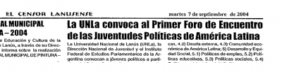 La UNLa convoca al primer Foro de Encuentro de las Juventudes Políticas de América Latina