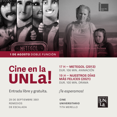 Agosto a puro cine en la UNLa