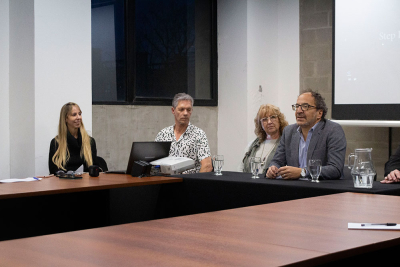 Jean Schmitz brindó el taller “La implementación de prácticas restaurativas para construir comunidad, prevenir y resolver conflictos de manera pacífica y colaborativa”