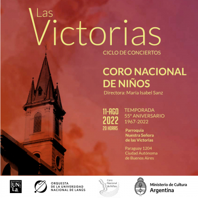 El Coro Nacional de Niños se presenta en el ciclo de la Parroquia Nuestra Señora de las Victorias