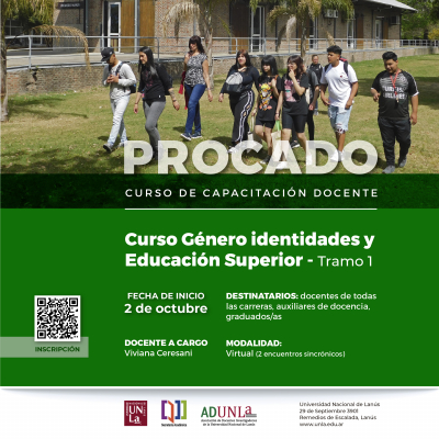 Capacitación en género para docentes y graduados