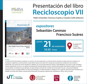 Presentación del libro “Recicloscopio VII”