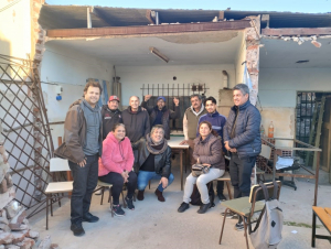 Reunión en sede de Cooperativa de Trabajo 22 de Agosto