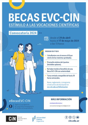 Abre la convocatoria de las becas estímulo a las vocaciones científicas