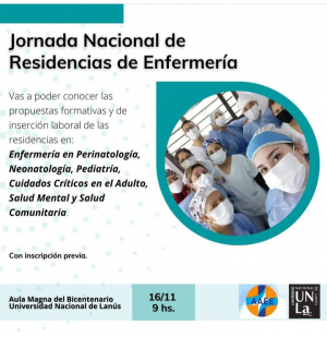 Primeras Jornadas de Residencias de Enfermería