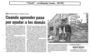 Cuando aprender pasa por ayudar a los demás