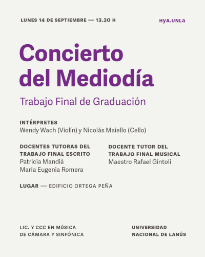 Concierto del Mediod&iacute;a