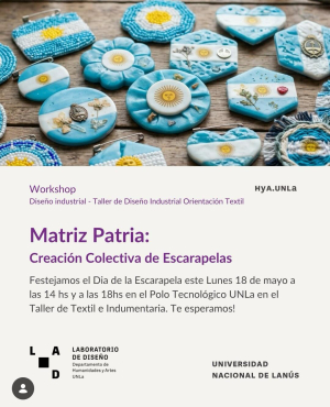 Workshop "Matriz Patria: Creaci&oacute;n colectiva de Escarapelas"