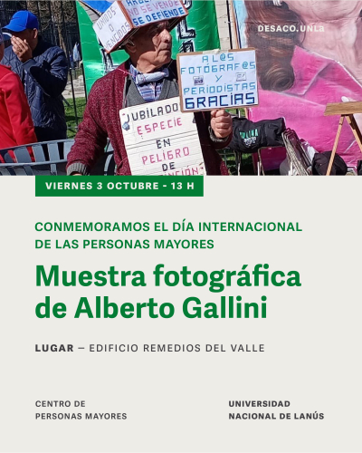 Inauguración de muestra fotográfica de Alberto Gallini