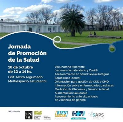 Sumate a la jornada de promoción de la salud