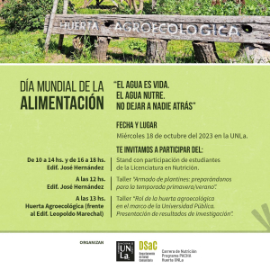 Celebración por el Día Mundial de la Alimentación