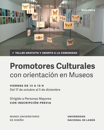 Taller gratuito de promotores culturales con orientación en museos para personas mayores