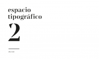 Espacio tipográfico II Prof. Angelina Sánchez. 2021