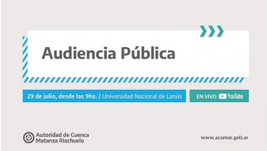 Inscripción abierta para la nueva audiencia pública de ACUMAR