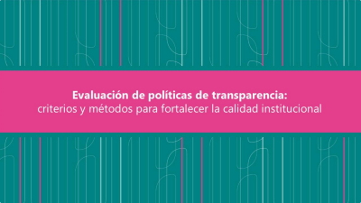 Reunión de trabajo sobre Evaluación de Políticas de Transparencia