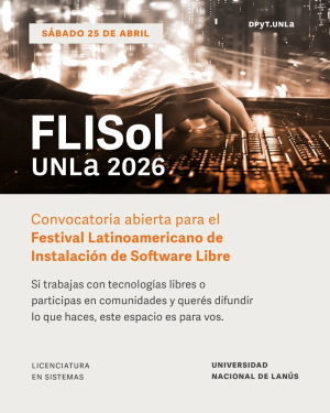 Convocatoria abierta para el FLISoL UNLa 2026