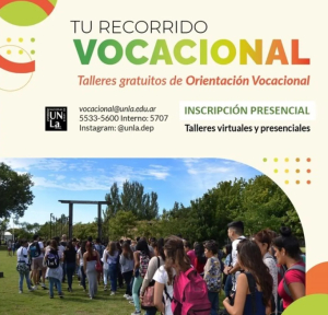 La Universidad de lanús abrió la inscripción para un taller de orientación vocacional
